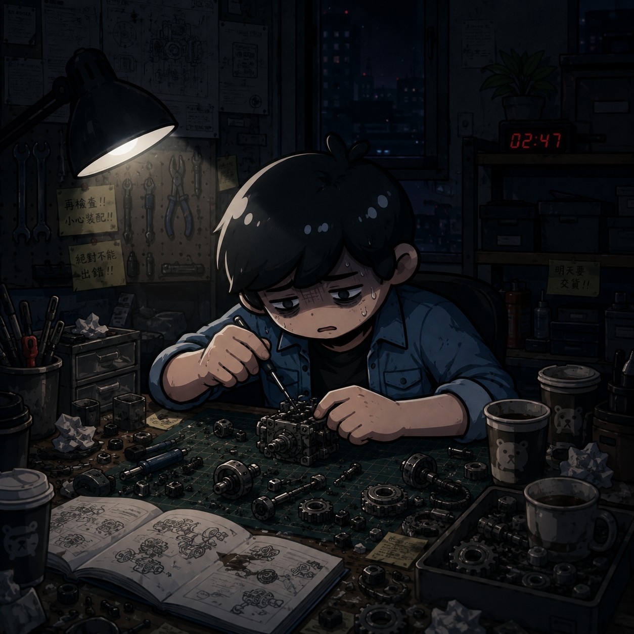 🫩快做完了！